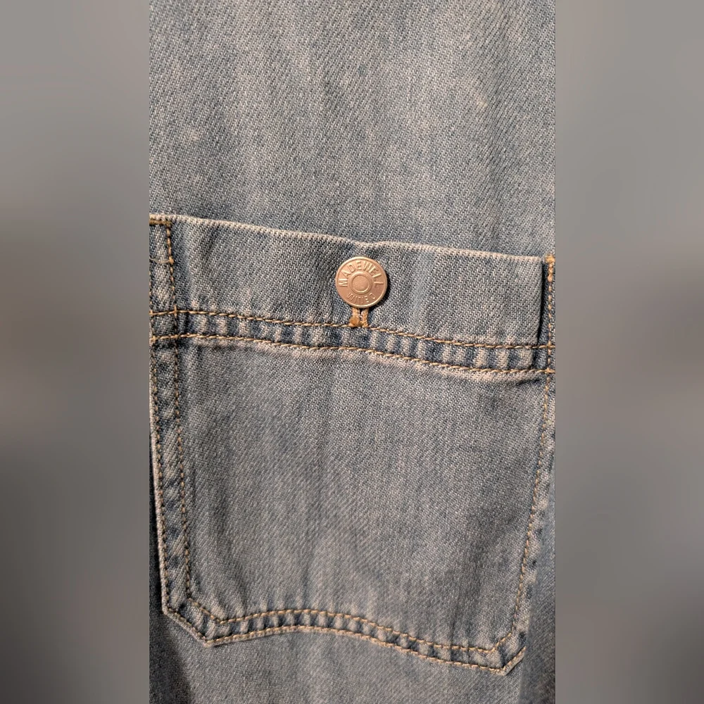 Madewell Denim Jumpsuit with Belt - Picture 3 of 5